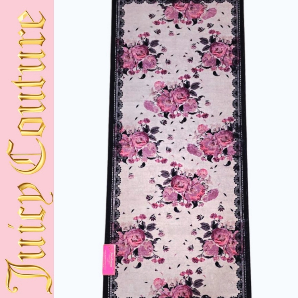 Juicy Couture Home‎ Floral Washable Accent Runner